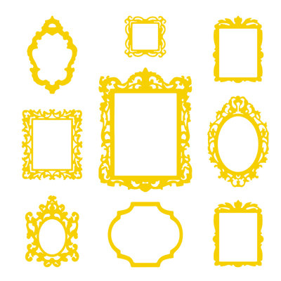 Abstract Non-Wall Damaging Wall Decal