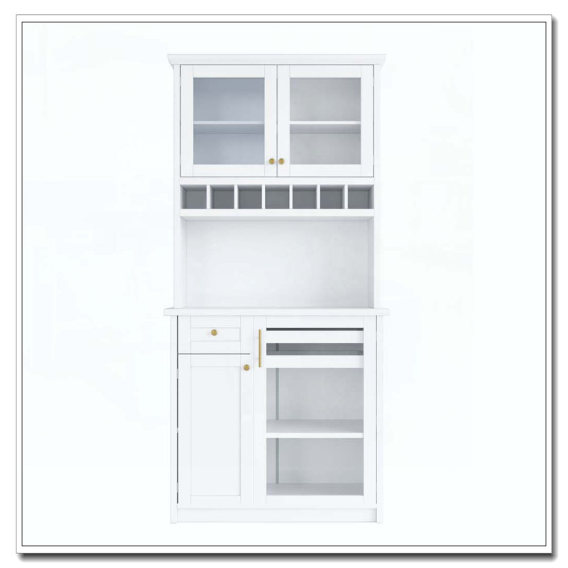 Buffet sur pied Farmhouse, Blanc