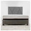 Matelas en mousse viscoélastique infusée de cuivre 10 po Bridgevine Home, taille simple, blanc-1230381086