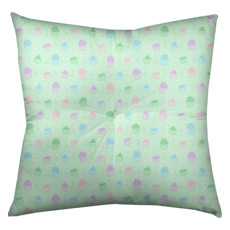 Coussin de sol Katelyn Elizabeth, 30 po x 30 po, Vert