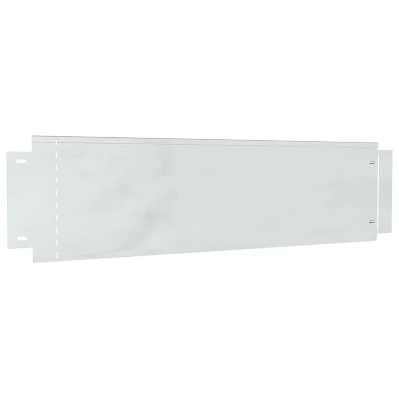 25cm H x 100cm W Galvanised Steel Lawn Edging