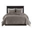 Ensemble de courtepointe 3 pièces en velours taupe double / grand-131603050-131603052