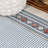 Hermindo High-Low Modern Diamond Border Blue/Ivory Indoor/Outdoor Rug-1832892145