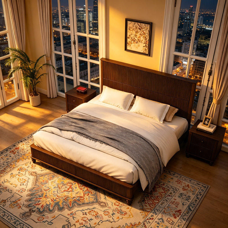 Solid Wood Bed Frame