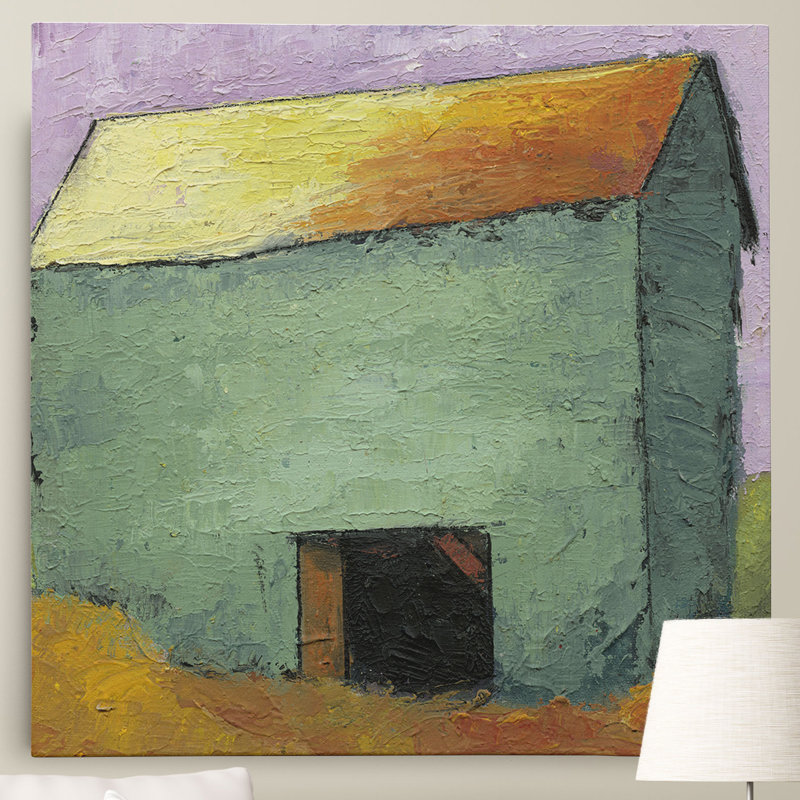 « grange ii » par joyce peignes, reproduction d’art sur toile tendue premium, H 32 po x l 32 po x P 1,5 po