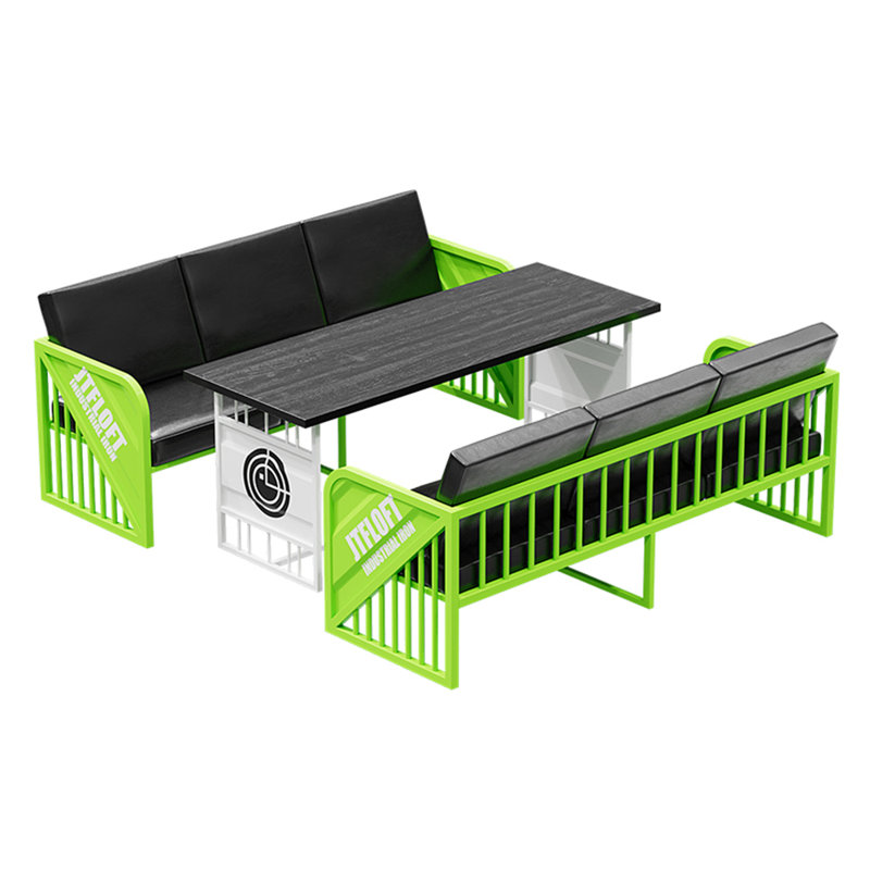 Mobilier modulaire de style industriel