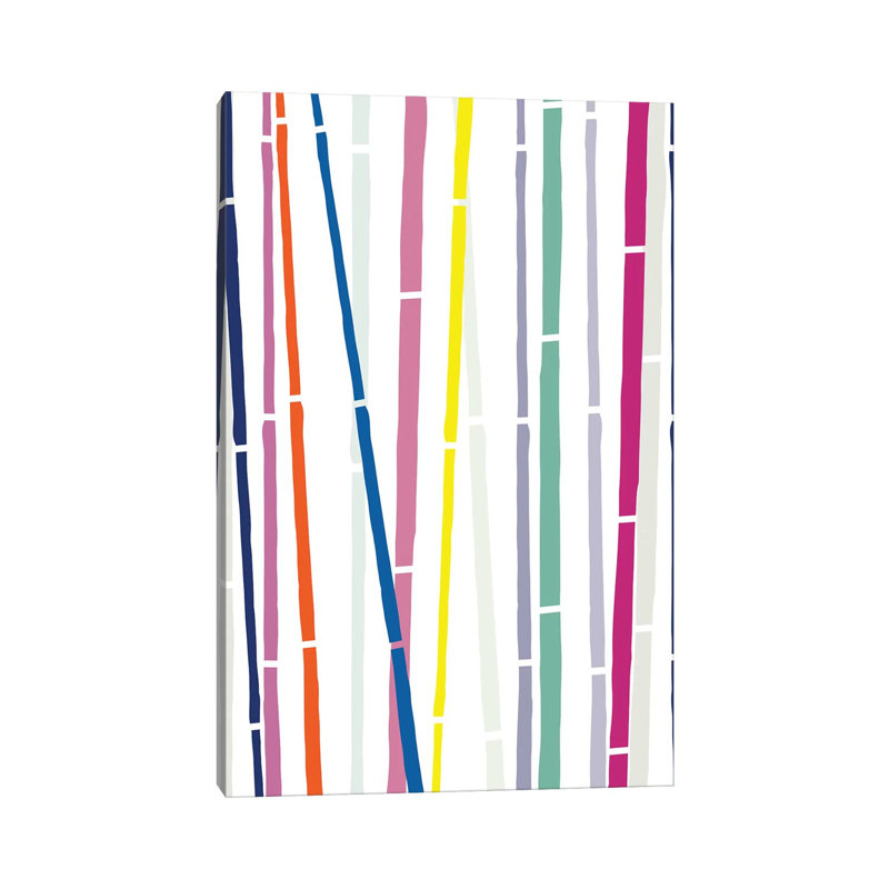 Bamboo Rainbow by The Native State - No Frame Gallery-Wrapped Canvas Giclée on Canvas, 30.48cm H x 20.32cm W