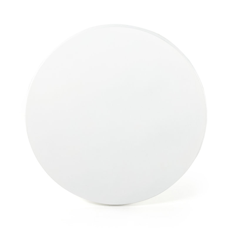 Basil Outdoor Round Coffee Table, White