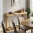 46" Solid Wood 2-Tier Narrow Farmhouse Sofa Console Table, Scratch-Resistant Waterproof Tabletop & Open Storage Shelf, Anti-Tip Design Suitable For Entryway