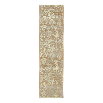 Handmade Silk Floral Area Rug