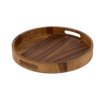 Plateau de service rond Kalmar Home - 15 po - Fond uni