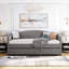 Modern Upholstered Daybed with Two Drawers-792560286