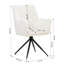 Upholstered Dining Chair In White-400056855