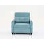 Futon Chair 31 avec poches latérales - lit escamotable, rembourrant, réglable, extra-large, convertible pour le salon, le tissu d'usure, le confort-571599239