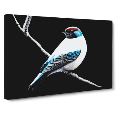 Painted Bird - Wrapped Canvas Print