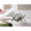 Luxe Glass and Steel Magazine Rack