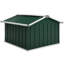 Remise de jardin durable en acier galvanisé vert Vidaxl-114612432-114612431