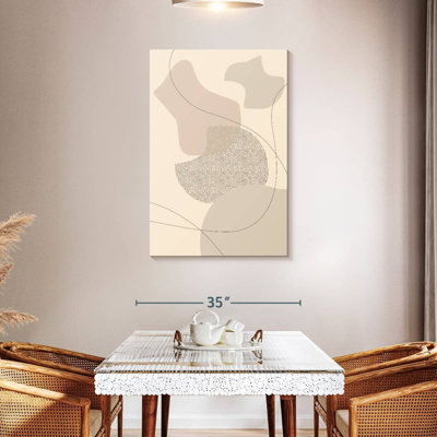 Avery Mid-Century brun abstrait II