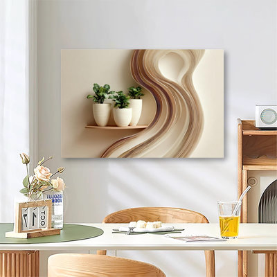 Grande galerie, reproduction d'art sur toile, plante botanique abstraite pour salon et chambre à coucher