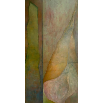 Large Abstract by Paul Shakespear - Unframed Painting on Canvas