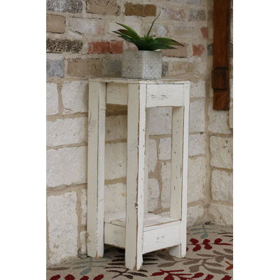 Mervyn Solid Wood End Table with Storage