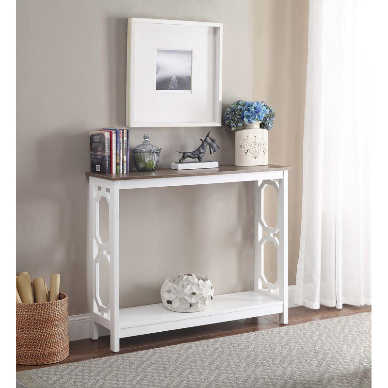 Console avec tablette 39,5 po Jeneil - Minburn, Blanc