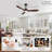 52" Ceiling Fan Wood Blades Ceiling Fan With Light And Remote Control