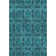 Premium Machine Washable Cerrito AMF564 Teal Rug