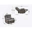 Fauteuil inclinable, inclinable et inclinable motorisé