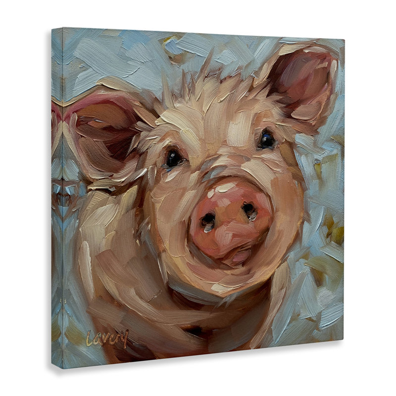 Art moderne sur toile, "Modern Farm Portrait" par Andrea Lavery, H 36 po x l 36 po x P 1,5 po
