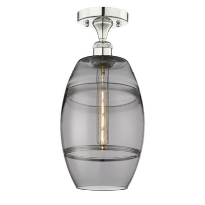 Plafonnier semi-encastré 1 lumière Edison - Abiagael