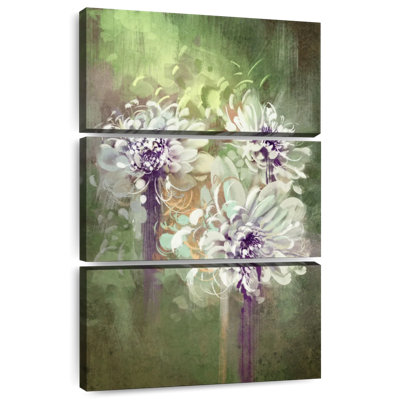 Fleurs abstraites mélancoliques Avery