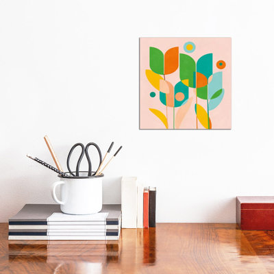 «Circles Shapes Tulips» par Ana Rut Bré - impression d'art graphique
