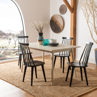 Chaise d'appoint en bois massif Rolde