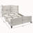 King Size Bed Frame with 49.21"High Back Upholstered Headboard and 27.17" High Footboard,Teddy Velvet,12 Slat Support,Solid Wood Feet,No Box Spring Needed(Ivory white)-1374415313