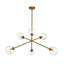 Lustre moderne 40 lumières 6 lumières Learco-275959760