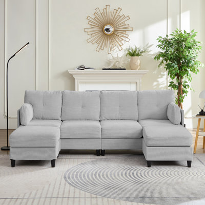 5 Seater Chenille Sectional