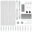 Galvanised Steel Border Fencing-588533967-588533959