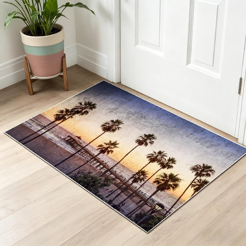 Tapis rose rose Manhattan Beach Pier
