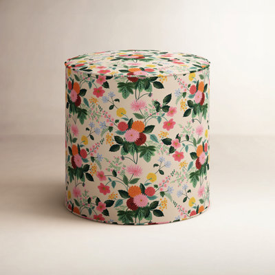 Rifle Paper Co. x Cloth & Company Billy Ottoman