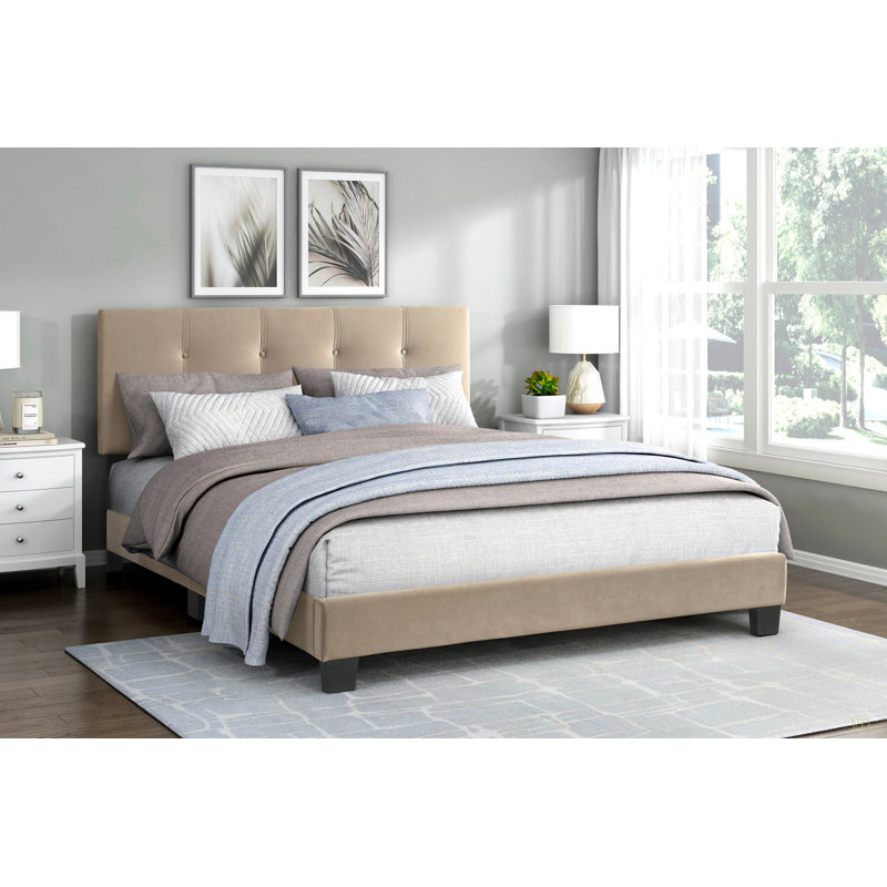 Mobilier de chambre à coucher 1pc, Marron clair, Grand lit