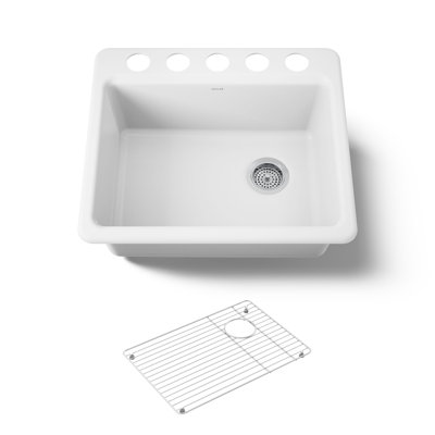 Évier de cuisine encastrable 25 po x 22 po x 9,526 po Riverby