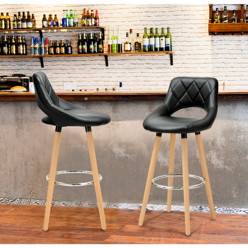 Thierry 68cm Bar Stool, Black, 2