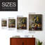 Reproduction encadrée FLORAL Series DCCxxxi - bois massif-849034031-849034025