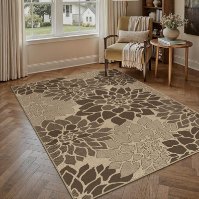 Tapis extérieur en jute 3x5 Easy Brown
