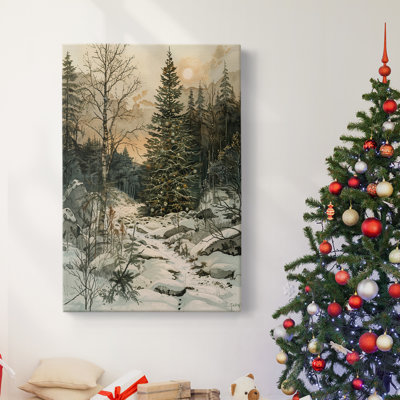 Art des Fêtes de Noël - Toile tendue avec châssis DC XXXVII