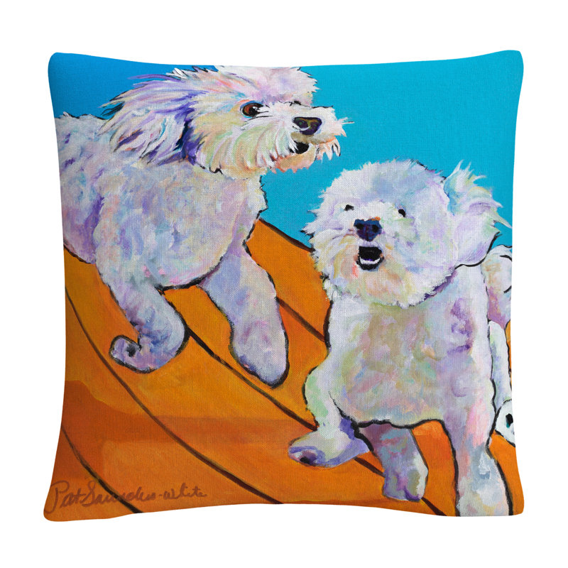 Pat Saunders-White Throw Pillow