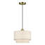 Luminaire suspendu en laiton antique 1 lumière Aselin-122725052