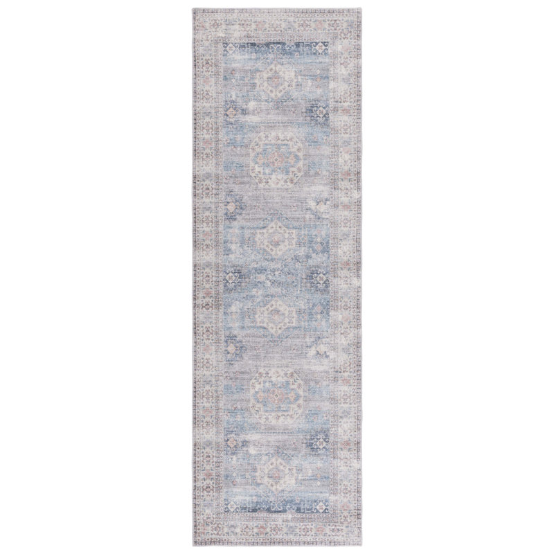 Maritess Machine Washable Southwestern Rug, Runner 2'6" x 8'
