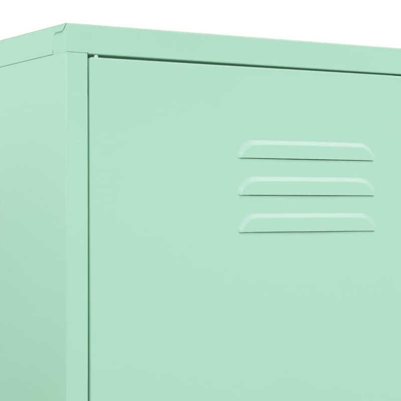 Branwell 2 Door Steel Wardrobe, Mint